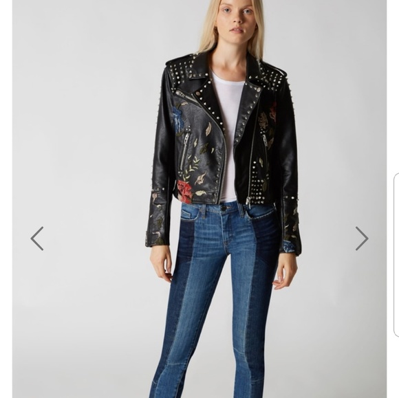 BlankNYC studded embroidered jacket - Picture 3 of 4